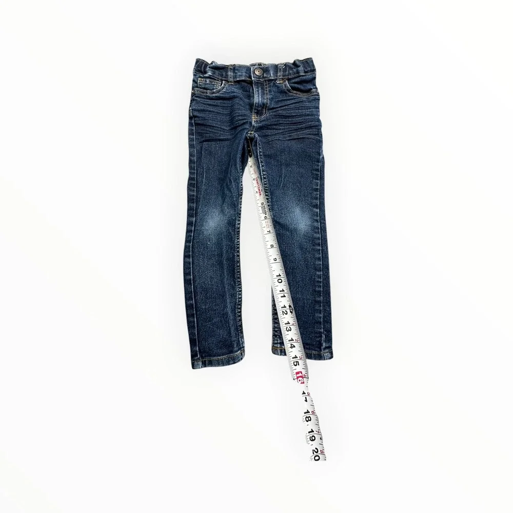 OshKosh B'gosh Skinny Jeans Boys 4R Dark Wash Denim Adjustable Waist Classic